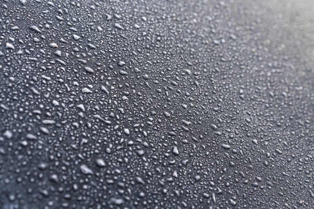 top-view-water-drops-surface
